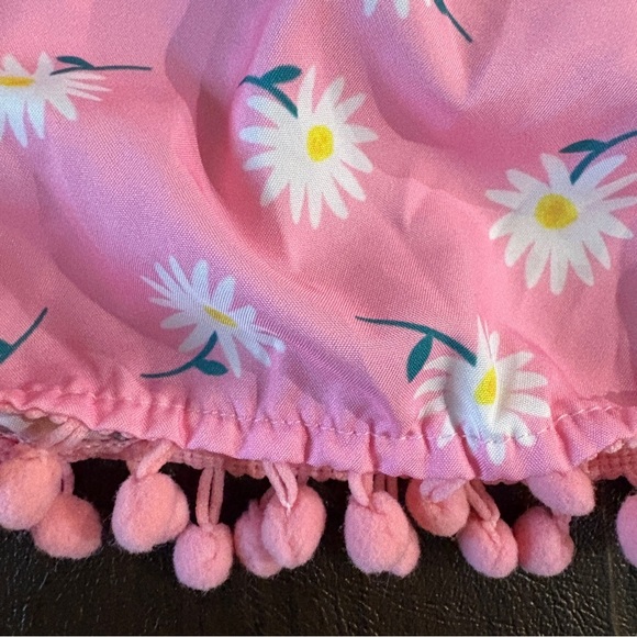 Baby Pink Floral Swim Coverup and Swimcap - Picture 9 of 9